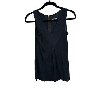 Merona Babydoll Bratz Grunge Emo Tank Zip Boho Y2K 2000's Vintage XS Rayon